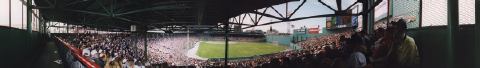 Right field shed panoramic image